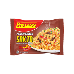 PAYLESS SAKTO PANCIT CANTON XTRA HOT 70G