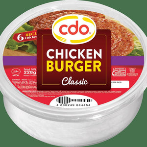 CDO CHICKEN BURGER 228G