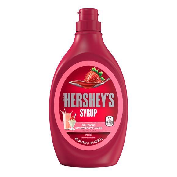 HERSHEYS STRAWBERRY SYRUP 22 OZ