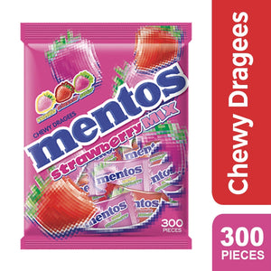 MENTOS  STRAWBERRY MIX 300`S