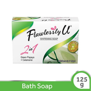 FLAWLESSLY U SOAP GREEN PAPAYA CALAMANSI 125GM