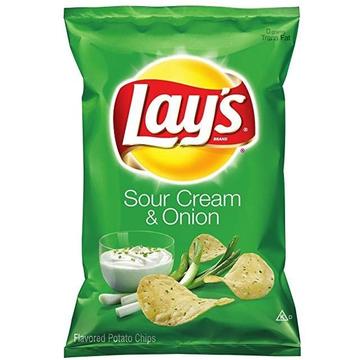 LAY`S PC SOUR CRM ONION 6.5OZ