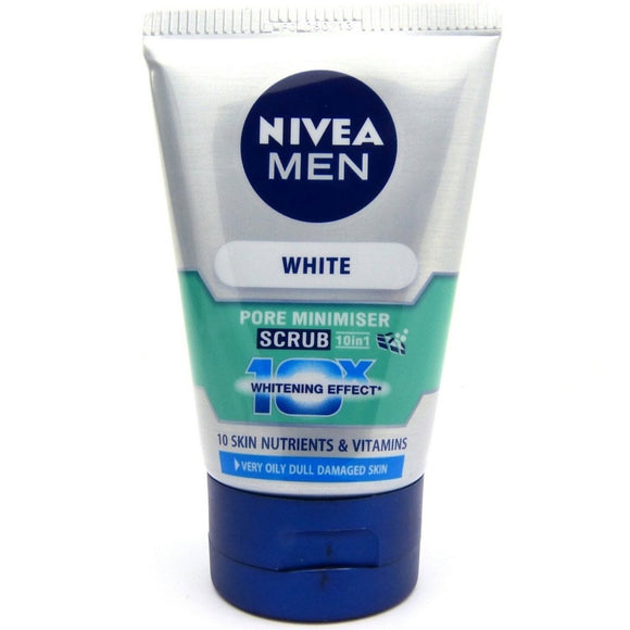 NIVEA WHT ACNE OC SCRUB 4MEN 100GM