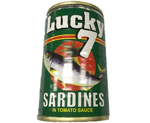 LUCKY 7 SARDINES TOMATO SAUCE 155GM