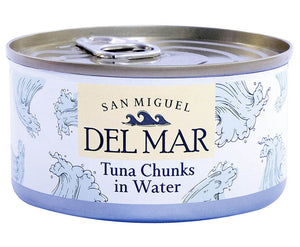 SAN MIGUEL DEL MAR TUNA CHUNKS IN WATER 185G