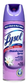 LYSOL DISINFECTANT SPRAY E.M.BRZE 340GM