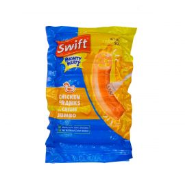 SWIFT MM CHKN FRANKS CHEESE JBO 500G