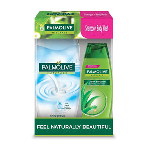 PALMOLIVE BW WHT+MILK 200ML+POSHAMPOO BS 90ML