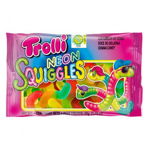 TROLLI NEON SQUIGGLES 50GM