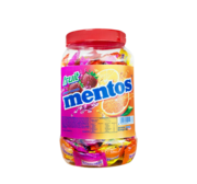 MENTOS FRUIT SQUARE JAR 200`S