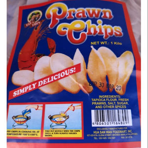 FAT & THIN JUMBO PRAWN CHIPS 1KG