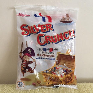 SILVER CRUNCH MILK CHOCO 25`S