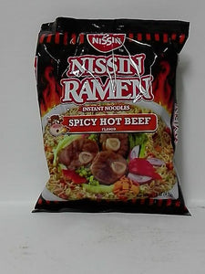 NISSIN RAMEN SPICY HOT BEEF 62G