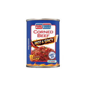 PURE FOODS CORNED BEEF HOT N SPICY 150G