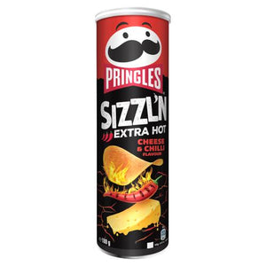 PRINGLES SIZZLN CHZ & CHILI 180G