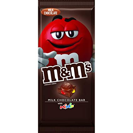 M N M MILK CHOCO BAR WITH MINIS 4OZ