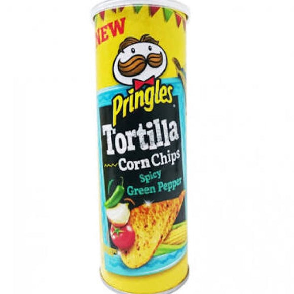 PRINGLES TORTILLA SPICY GRN PEP 110G