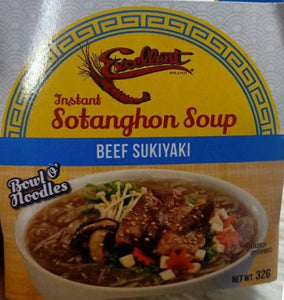 EXCELLENT SOTANGHON SOUP BEEF SUKIYANI 32G