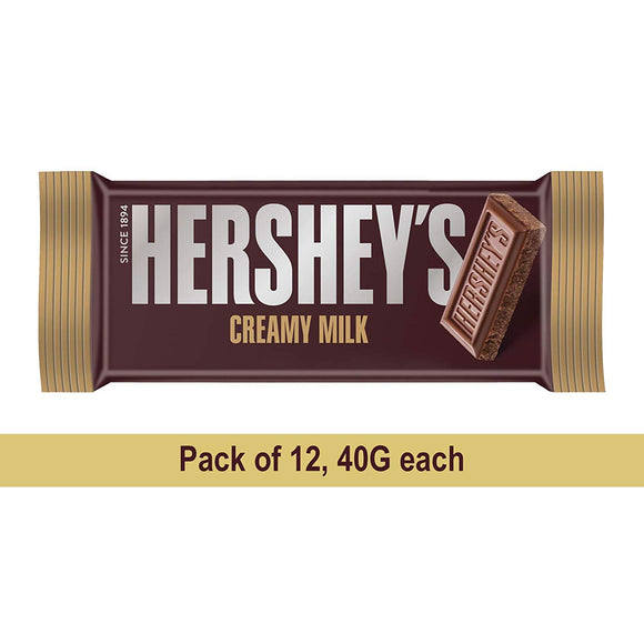 HERSHEY`S CRMY MILK W/ALM 40GX3S 120G