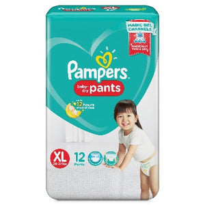 PAMPERS COMF DRY L 12`S