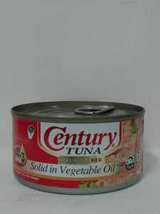 CENT TUNA SOLID VEG OIL 184GM