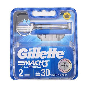 GILLETTE MACH3 TURBO 2`S