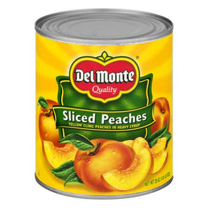 DM SLICED PEACHES 825GM