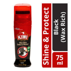 KIWI INST WAX SHINE BLK 75ML