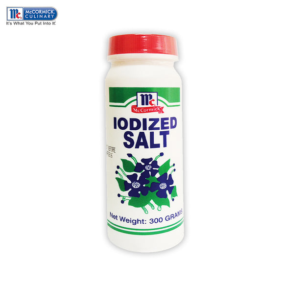 McCORMICK IODIZED SALT 300GM SHAKER