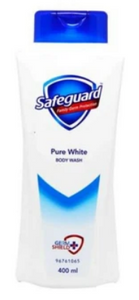 SAFEGUARD BW PURE WHT 400ML