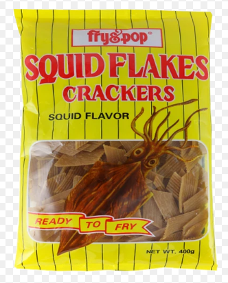 FRY&POP SQUID FLAKES 400GM