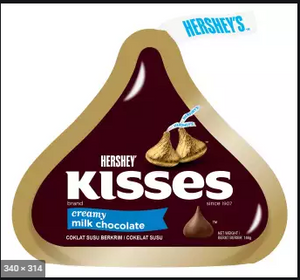 HERSHEYS KISS CRMY MC W/ALM 146GM