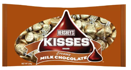 HERSHEYS KISSES MILK CHOCO 235GM