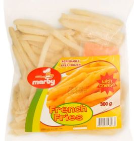 MARBY FRENCH FRIES W/CHSE 300GM