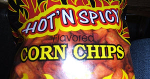 HOT N HOT CORN CHIPS 12`S