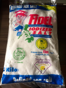 FIDEL IODIZED SALT FREE FLOW 1KG