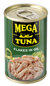 MEGA TUNA FLAKES IN OIL 155G EOC