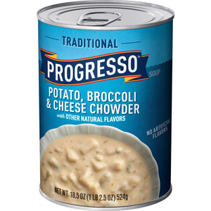 PROGRESSO CHEESE CHOWDER 18.5OZ