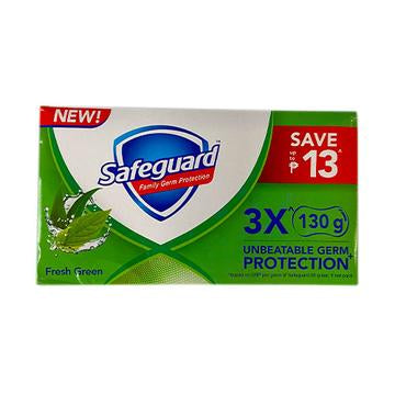 SAFEGUARD GRN FRESH 125GMX3`S