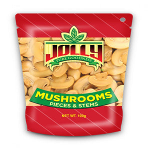 JOLLY PIECES & STEMS MUSHROOM 100G