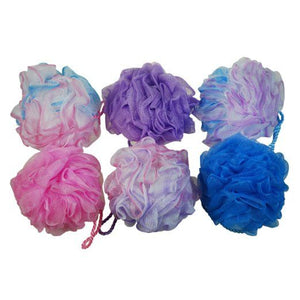 LAQ BATH MESH SPONGE PUFF