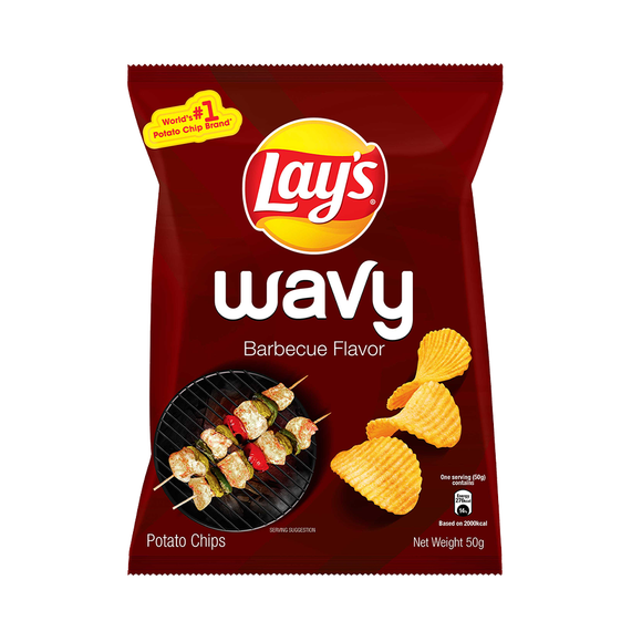 LAYS WAVY BBQ 50G TH