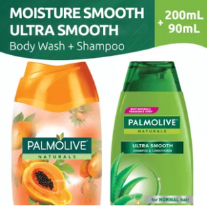 PALMOLIVE BW WHT+PPPAYA 200ML+POSHAMPOO BS 90ML