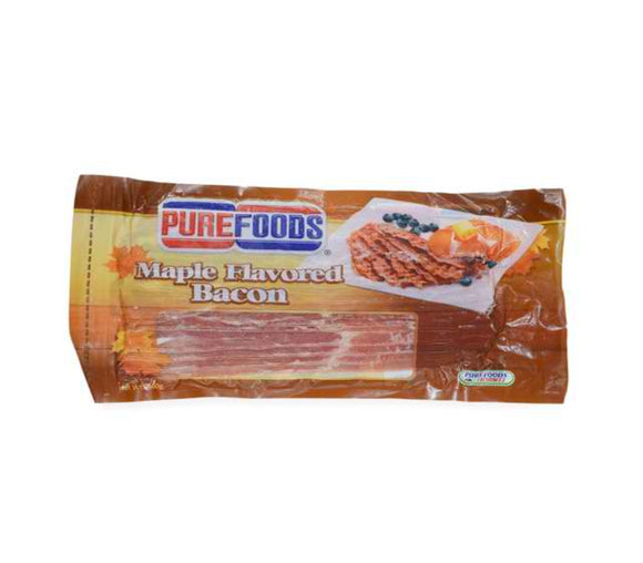 PURE FOODS MAPLE FLAVORED BACON 400GM