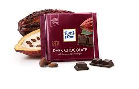 RITTER SPORT PLAIN DARK CHOCO 100G