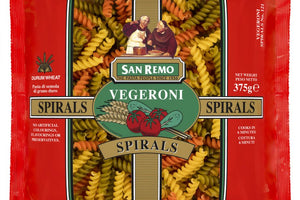 SAN REMO VEGERONI SPIRALS 375GM