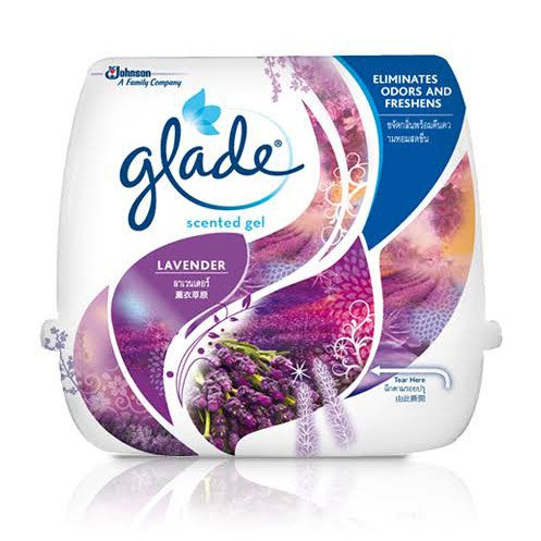 GLADE SCENTED GEL LAV 200GM