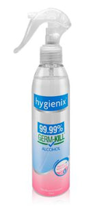 HYGIENIX ALC W/MOIST T-SPRAY 250ML