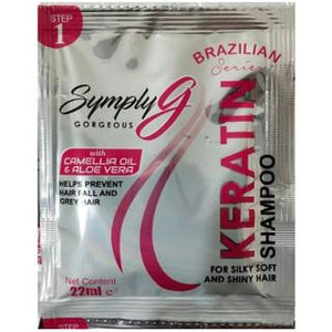 SYMPLY G KERATIN SHAMPOO ARGAN OIL 18ML