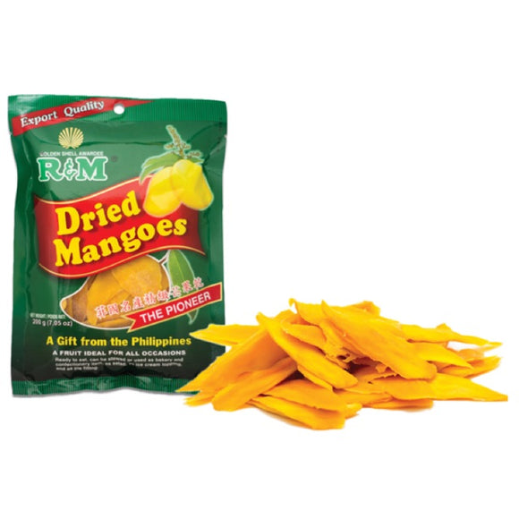 R & M DRIED MANGOES 150GM